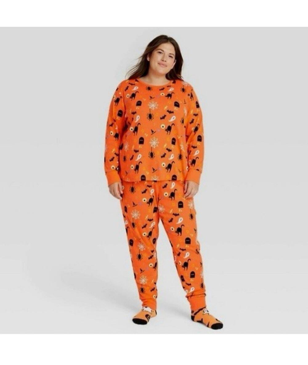 Hyde and EEK! Boutique Women's 3X Halloween Pajama Set 100% Cotton